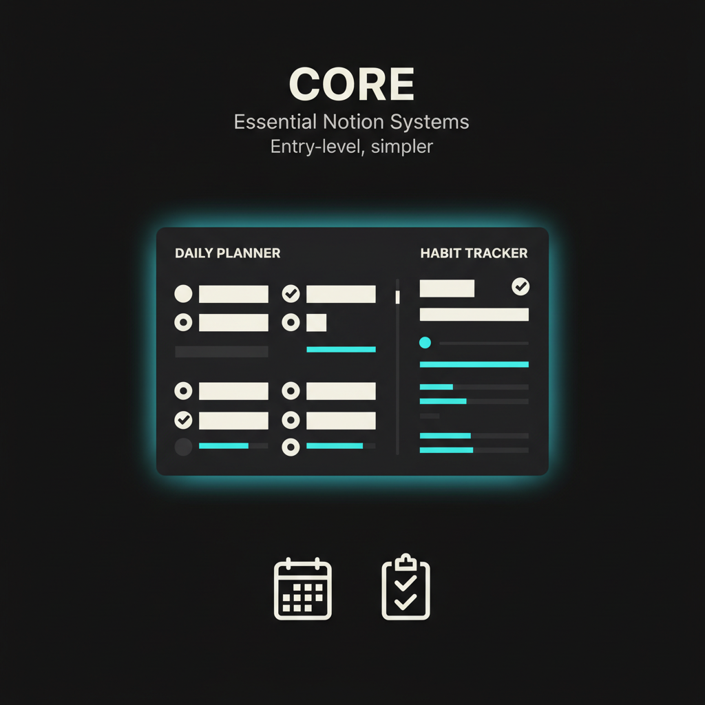 Core — Essential Notion Systems